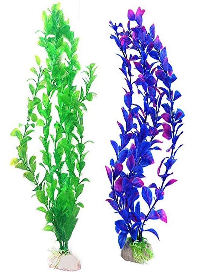 مجموعة نباتات زينة اصطناعية لأحواض السمك من VAYINATO®، 6 قطع، لون عشوائي، (9 بوصة) من Petzlifeworld - Image 4